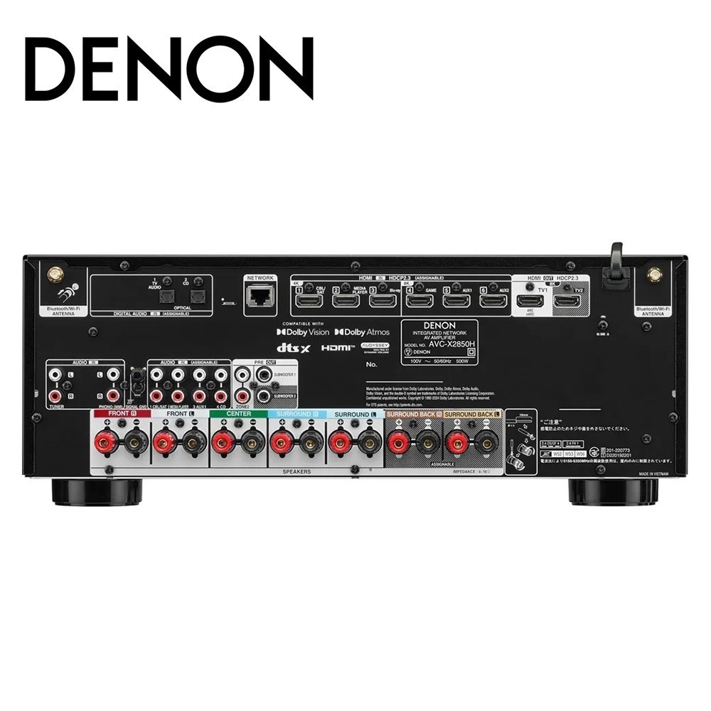 DENON AVC-X2850H 7.2 聲道 AV 環繞擴大機 ~日本代購-細節圖3