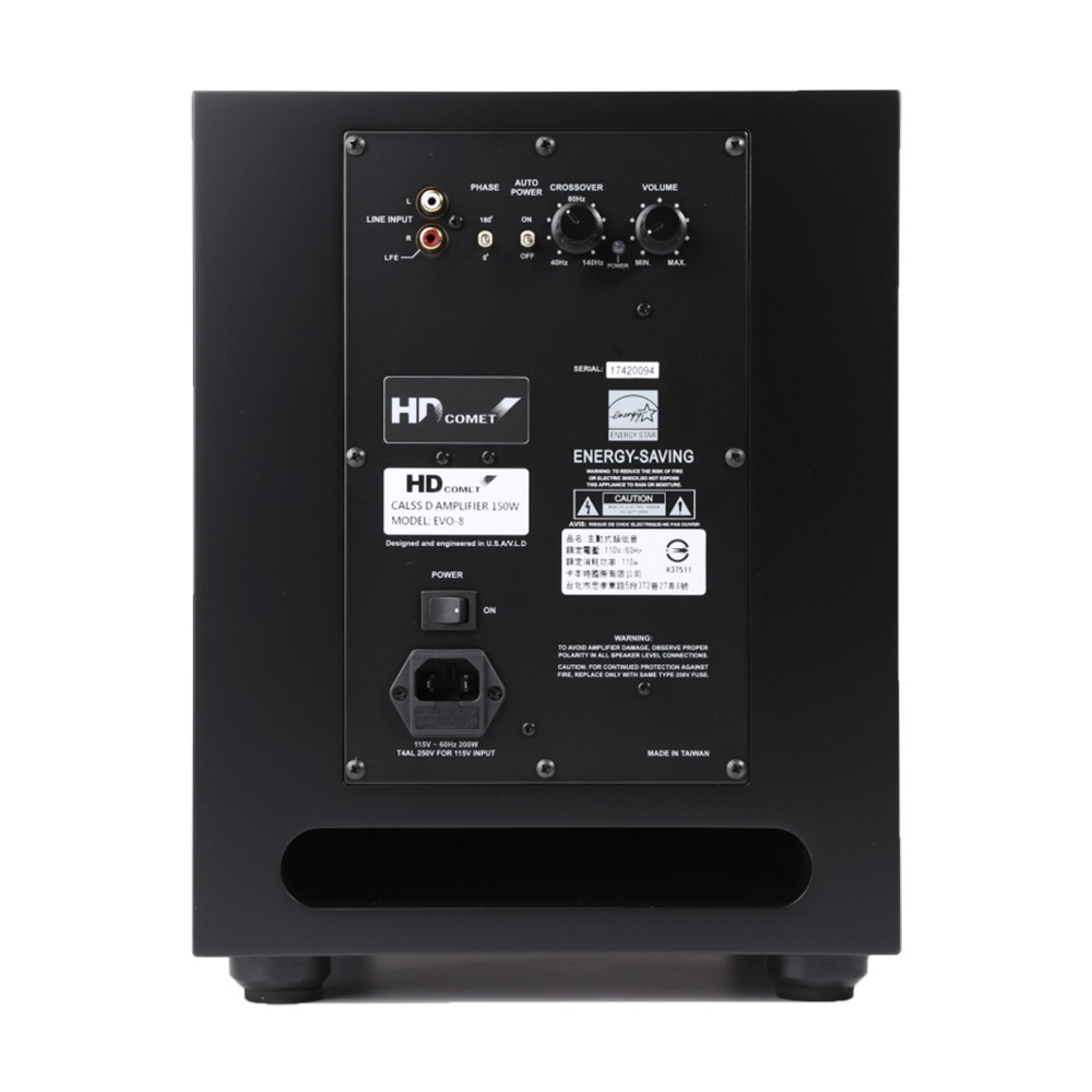 HD COMET 卡本特 EVO-8 主動式超低音喇叭/只-細節圖2