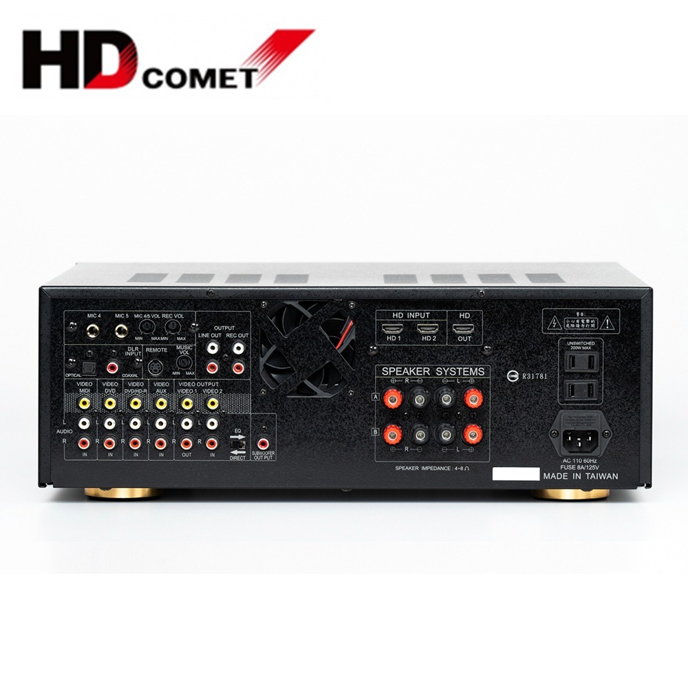 HD COMET卡本特 A7K-HDMI 數位迴音卡拉OK綜合擴大機 300W~卡拉OK擴大機推薦-細節圖2