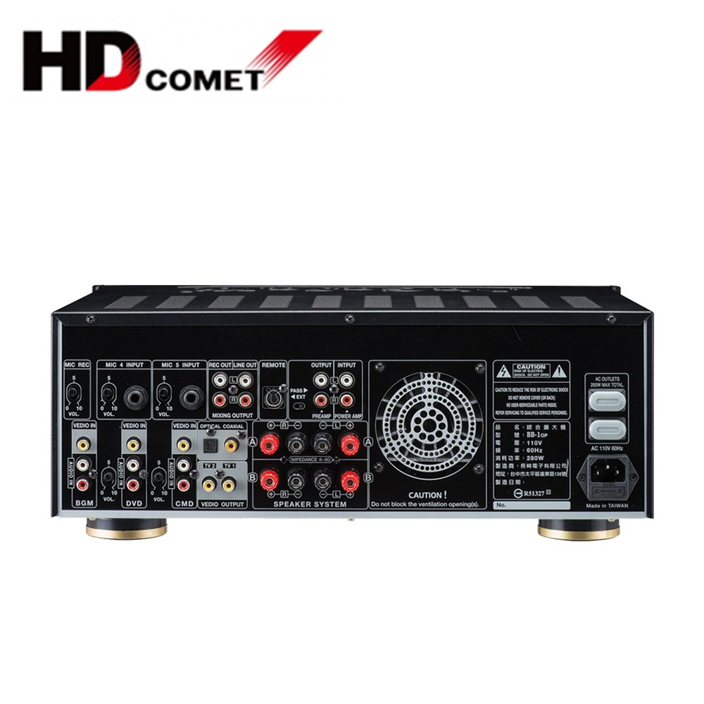HD COMET卡本特 HD-A9K 高功率數位迴音卡拉OK綜合擴大機 380W~卡拉OK擴大機推薦-細節圖2