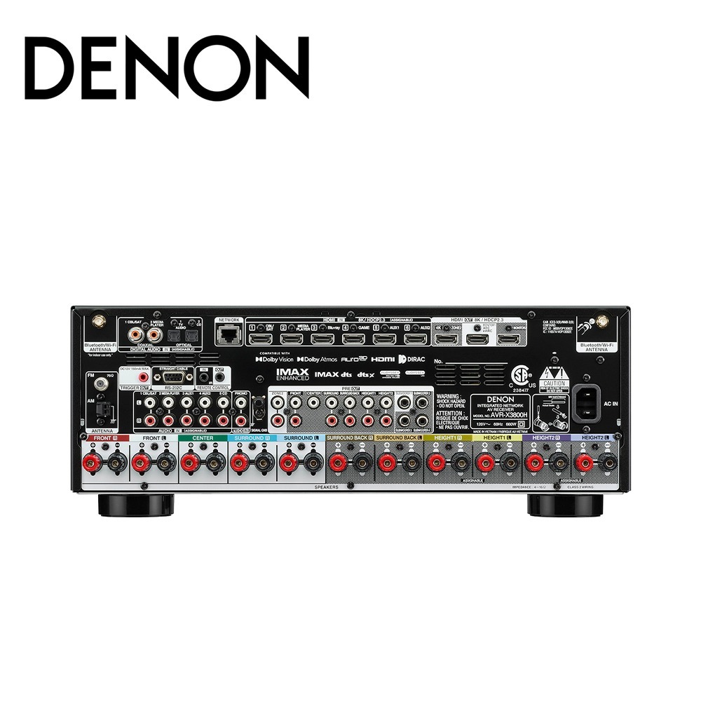 DENON AVR-X3800H 9.4 聲道 8K AV 環繞擴大機 ~日本代購需要10天-細節圖3