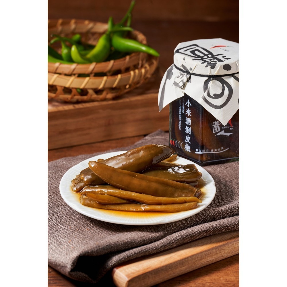 小米酒剝皮椒（剝皮辣椒）-細節圖2