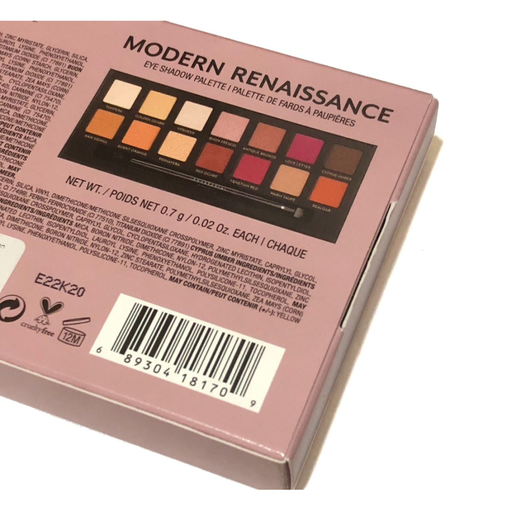 全新正品現貨 期限2026.1 ANASTASIA BEVERLY HILLS 現代文藝復興眼彩盤-細節圖2