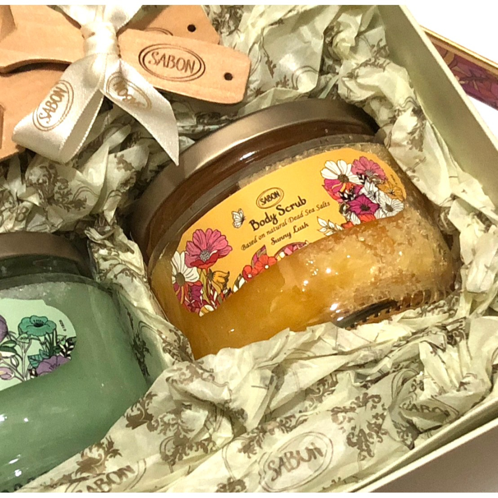 SABON 祕密花園系列 橙沐向陽 / 微風拂綠身體磨砂膏 (320g)-細節圖2