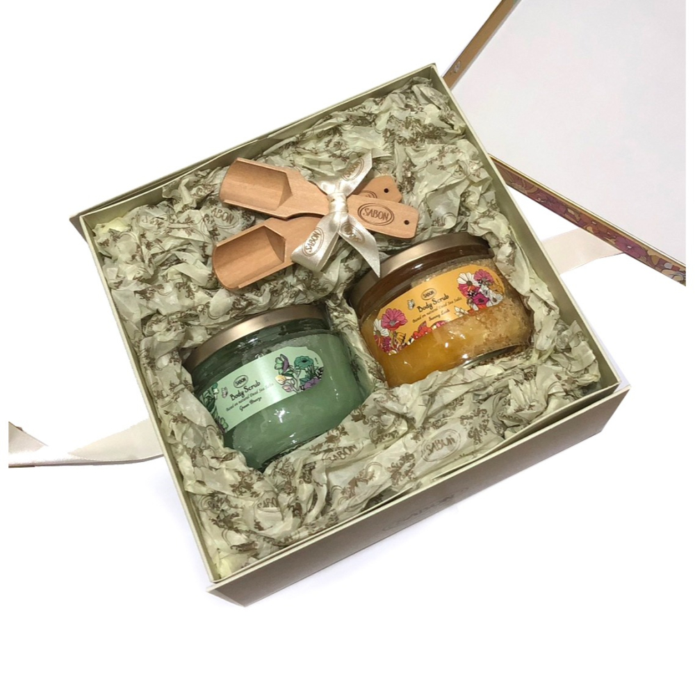 SABON 祕密花園系列 橙沐向陽 / 微風拂綠身體磨砂膏 (320g)-細節圖4