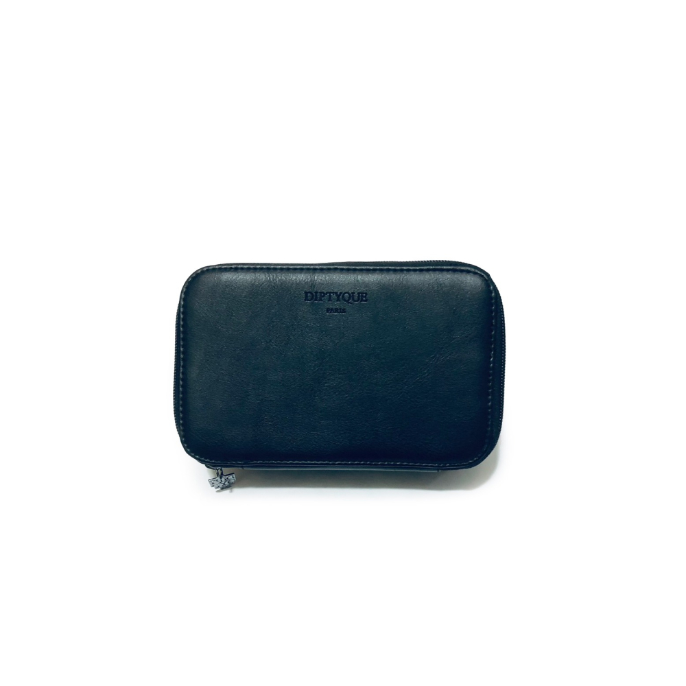 卡達航空商務艙 Diptyque聯名款 法國黑色過夜包 化妝包-細節圖2