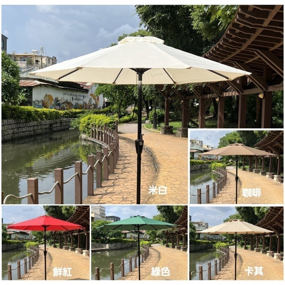市集傘 戶外遮陽傘 7尺 擺攤傘 戶外傘 太陽傘 庭院傘 攤販傘 可彎頭手搖傘-細節圖2