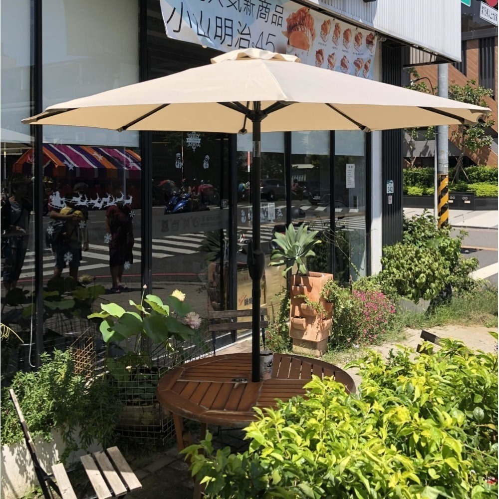 市集傘 戶外遮陽傘 7尺 擺攤傘 戶外傘 太陽傘 庭院傘 攤販傘 可彎頭手搖傘-細節圖4
