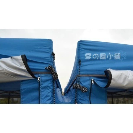 導水布 水溝布 銀膠 連接布 連結布 尼龍拉鍊 塑鋼拉鍊 客廳帳 園遊會活動帳快速帳 帳篷 炊事帳使用 雪之屋-細節圖2