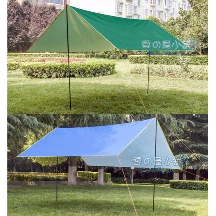 3X3M多用途防水布/天幕/地墊 (不含撐杆) 附提袋 雪之屋-細節圖4