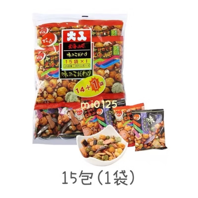 ((好市多現貨))2026🎀傳六什錦豆 日本仙貝/日本豆菓子/日本米果(15包/袋)-規格圖5