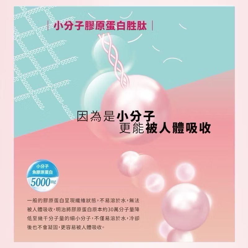 ((好市多現貨))2027.01🎀日本MEIJI 明治 膠原蛋白粉 標準版31日份(217公克x2入組/盒)-細節圖10