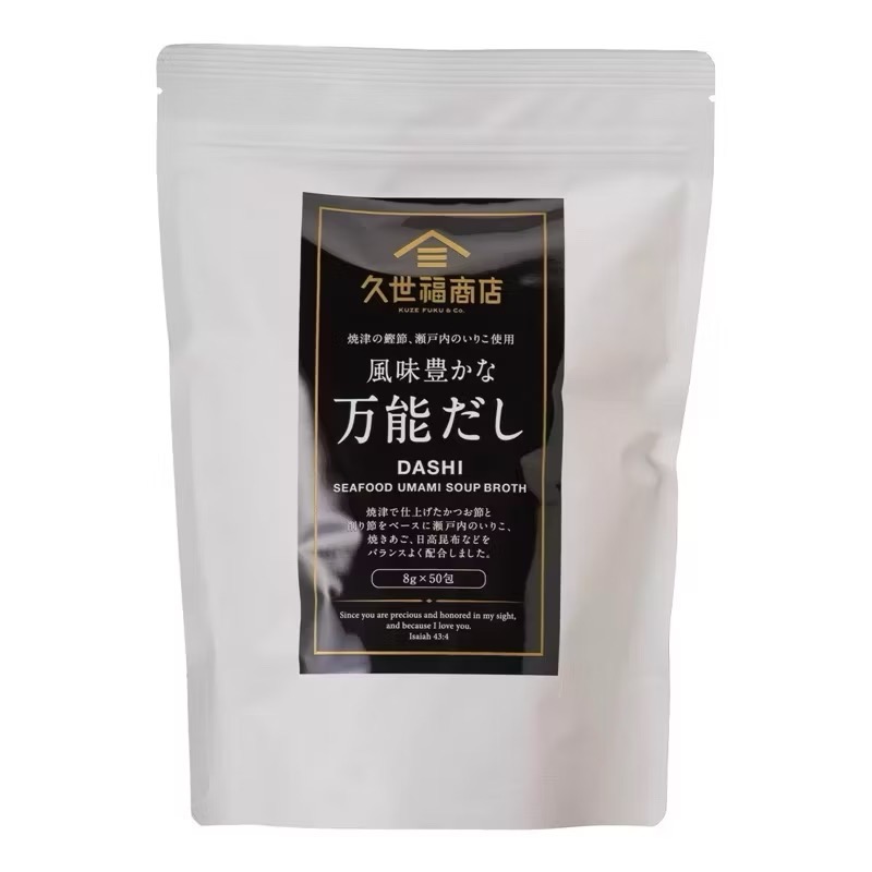 ((好市多現貨))🎀日本 久世福 鰹魚昆布高湯包(8公克x50包/袋)/極品珍味五色小魚乾(300公克/包)-規格圖6