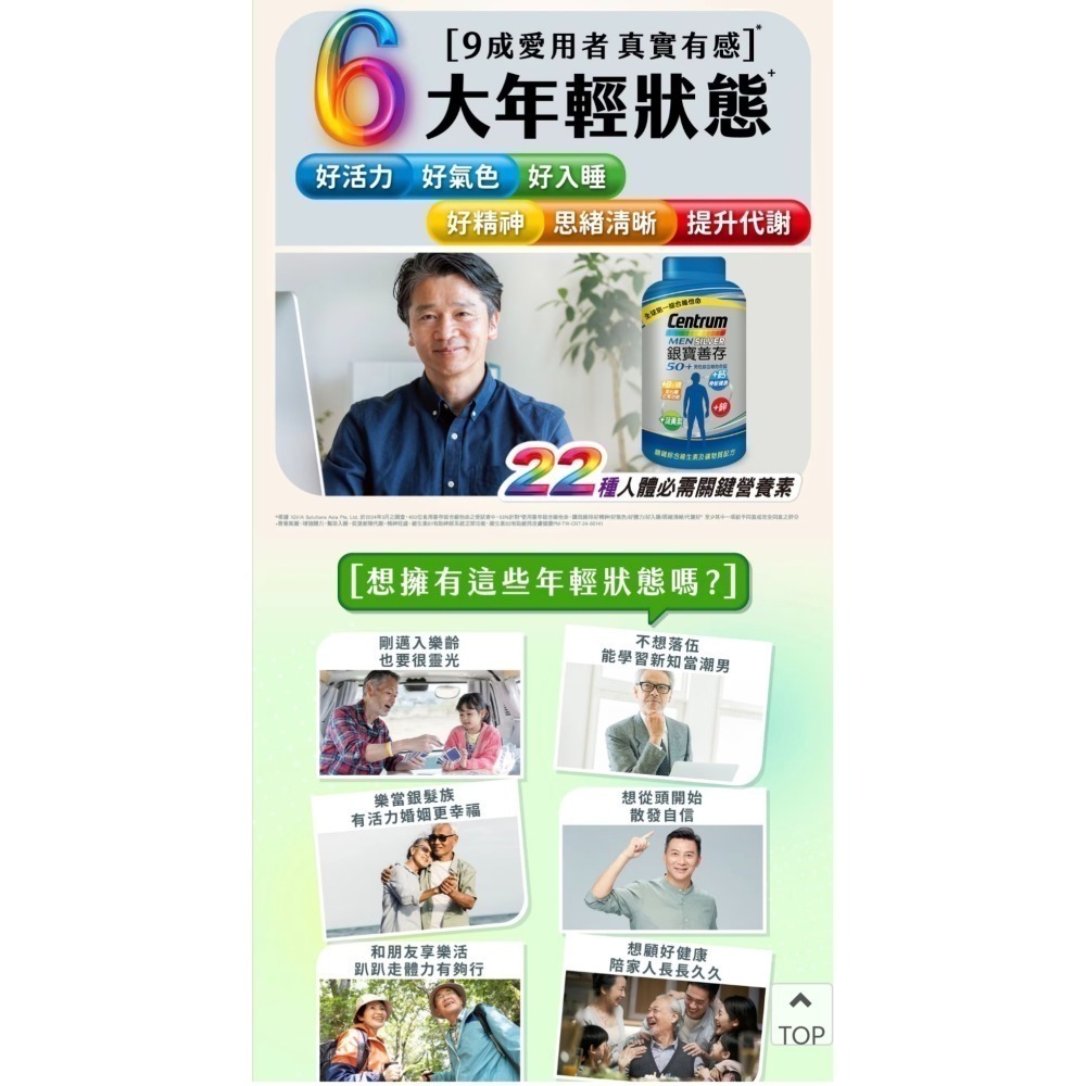 銀寶善存 50+男性綜合維他命 290錠 萊買好市多👍#765269-細節圖5