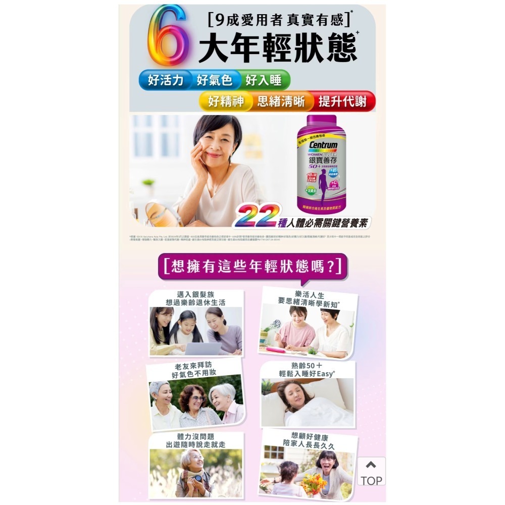 銀寶善存50+ 女性綜合維他命 290錠 萊買好市多👍#765268-細節圖3