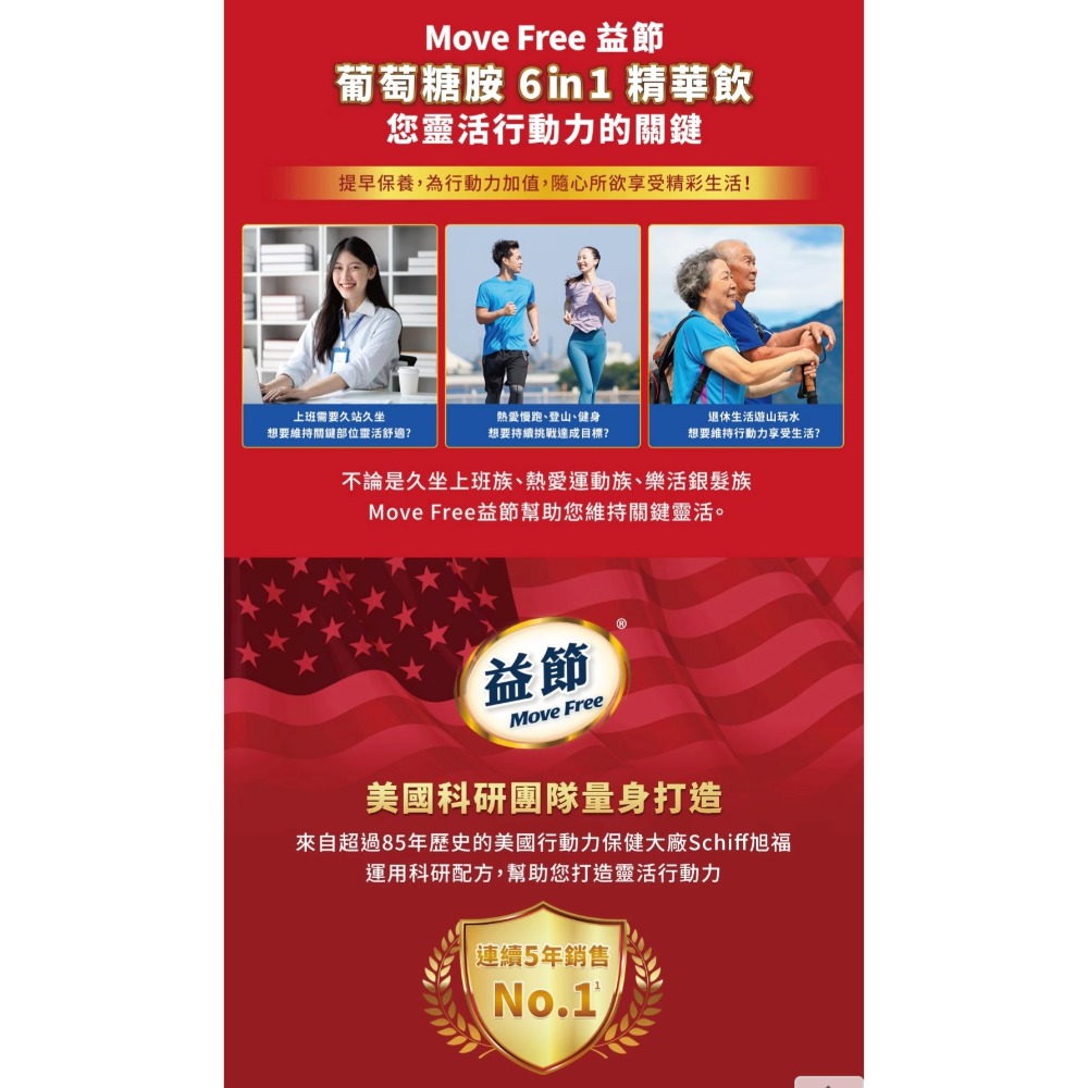 6月特賣🔖 益節 葡萄糖胺六合一精華飲 25毫升×30包 萊買好市多👍#142927-細節圖2