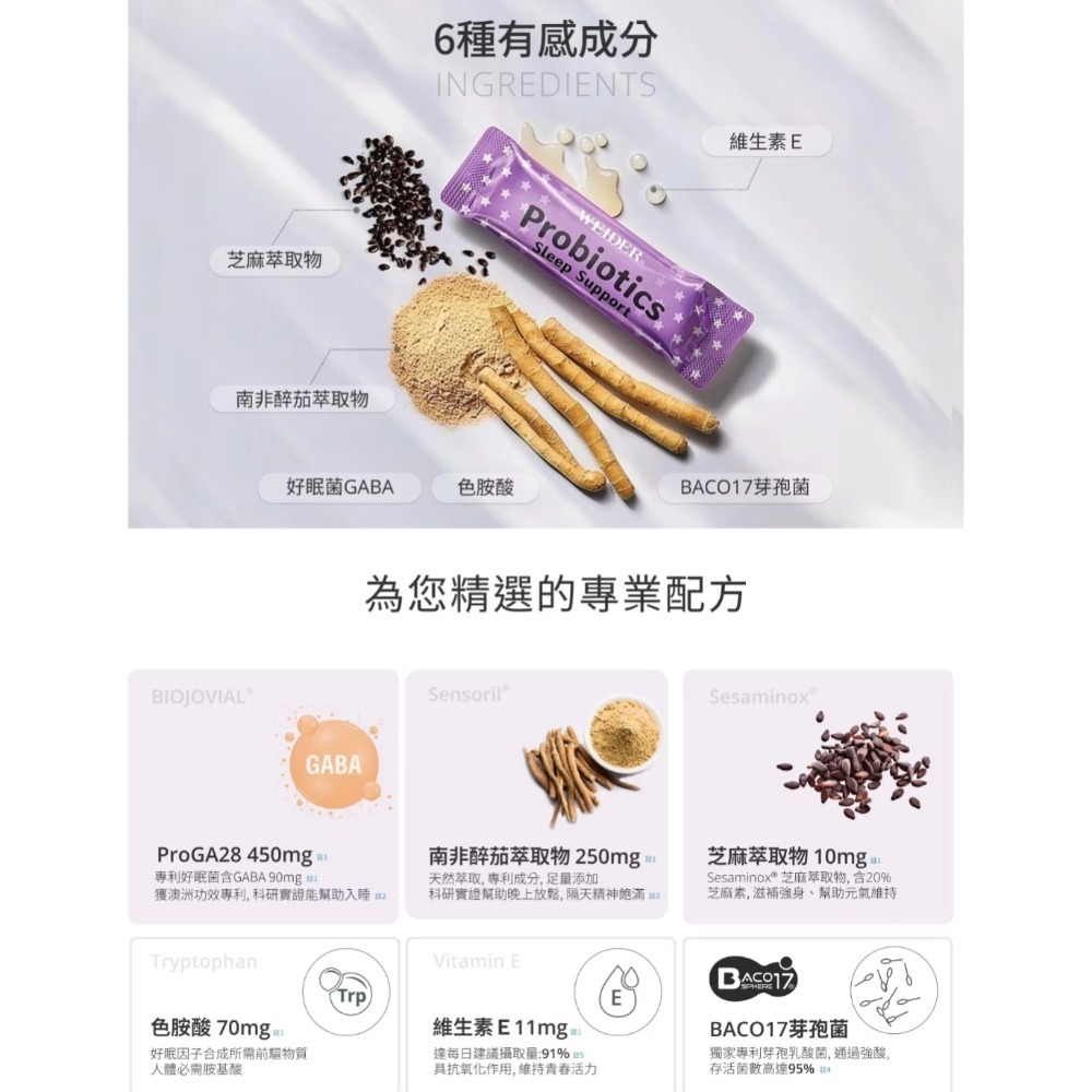 威德 益生菌睡前專用 3公克×60包 萊買好市多 #242036-細節圖3