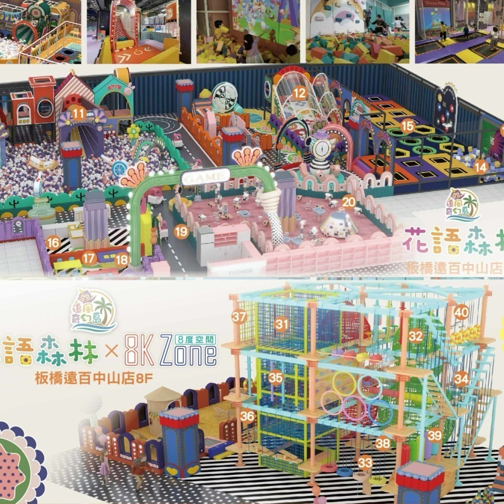 歡樂GO板橋小遠百【花語森林】+【8K ZONE 】=兒童全日票230/ 大人現場+99-細節圖2