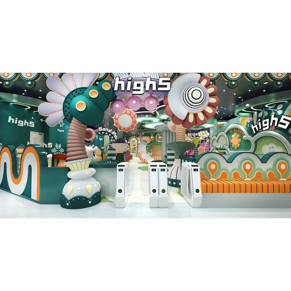 歡樂GO中和環球購物中心GlobalMall 3樓 HIGH 5 花境計畫平日不限時／假日3小時1大1小399-細節圖2