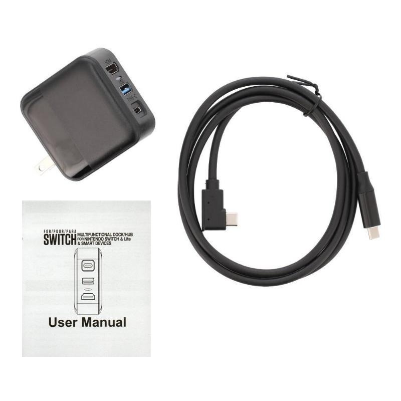 NS SWITCH 多功能底座充電器 視訊轉接充電插頭 充電器底座 新品現貨-細節圖6