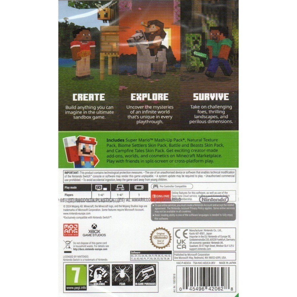 NS 我的世界 當個創世神 麥塊 Minecraft 一般版 繁中版 新品現貨-細節圖4