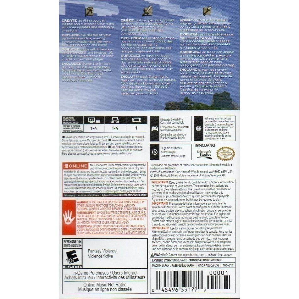 NS 我的世界 當個創世神 麥塊 Minecraft 一般版 繁中版 新品現貨-細節圖6