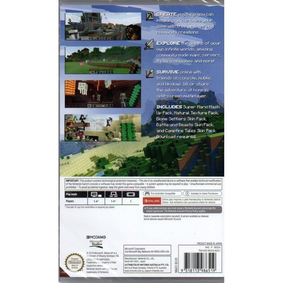 NS 我的世界 當個創世神 麥塊 Minecraft 一般版 繁中版 新品現貨-細節圖8