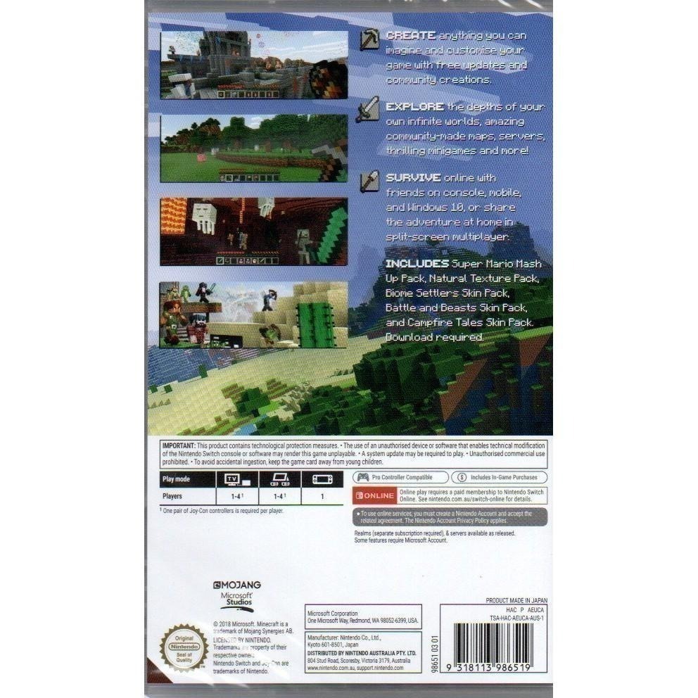 NS 我的世界 當個創世神 麥塊 Minecraft 一般版 繁中版 新品現貨-細節圖8