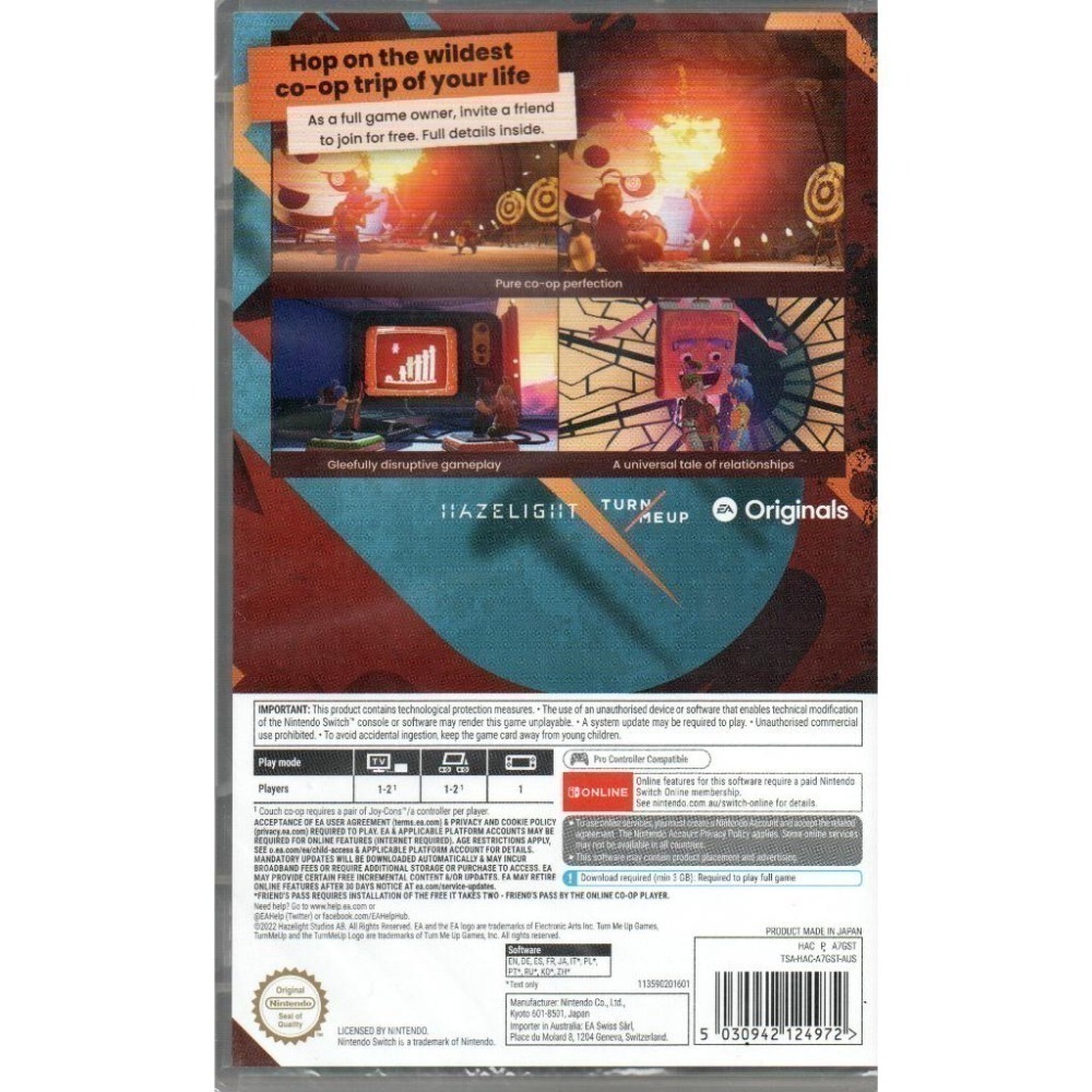 NS 雙人成行 It Takes Two 一般版 繁中版 新品現貨-細節圖4