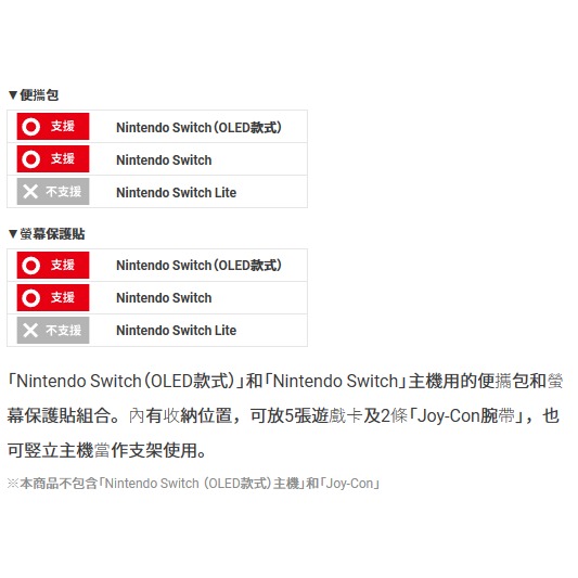 【電玩貓】NS SWITCH 任天堂 白色邊框款 主機便攜包 收納包 攜帶包 內附螢幕保護貼 新品現貨-細節圖4