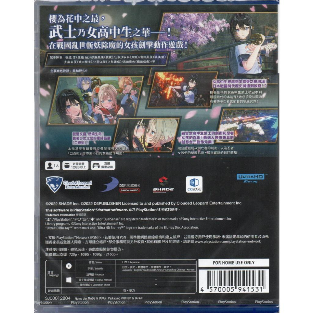 【電玩貓】《有特典》PS5 SAMURAI MAIDEN 武士少女 繁體中文版 亞版 新品現貨-細節圖2