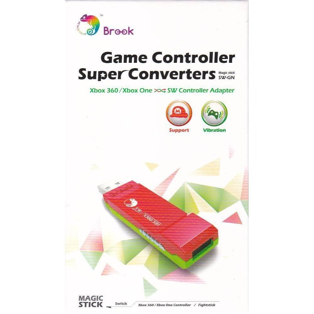 《特價出清》BROOK XBOX360/XBOXONE to NS 有線手把控制器 轉接器 可連發 新品現貨-細節圖8