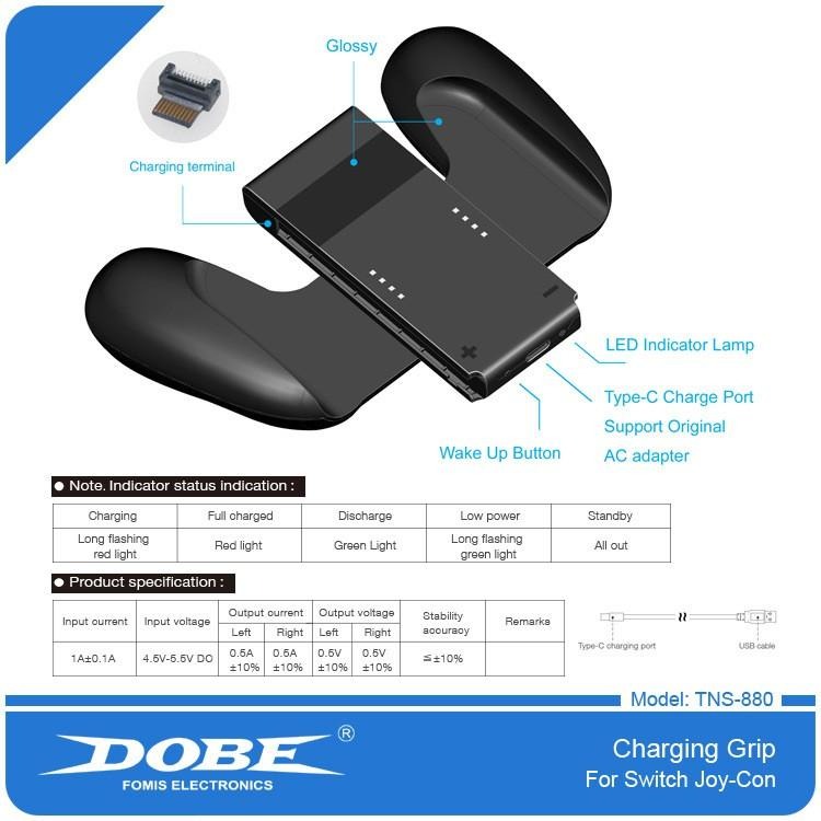 【電玩貓】DOBE NS JOY-CON 手把控制器 充電握把 充電手把座 充電手把架 TNS-880 新品現貨-細節圖3