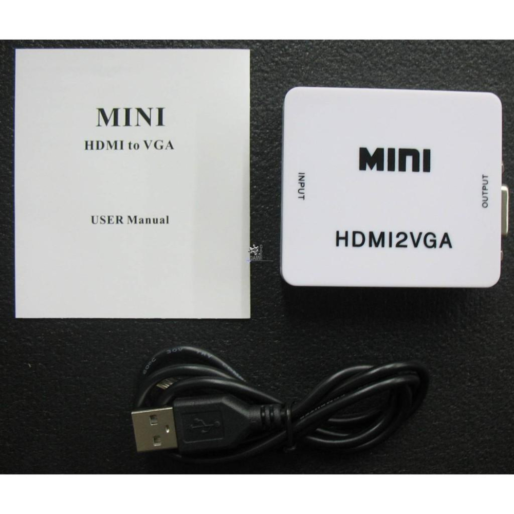 【電玩貓】HDMI2VGA HDMI轉VGA 轉接器 轉接盒 新品現貨-細節圖3