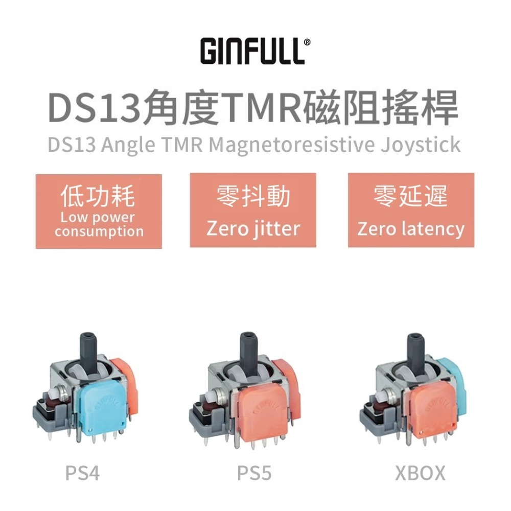《可代工》PS5/PS4/XBOX/NSPRO 原廠手把控制器 TMR/霍爾搖桿座 類比飄移維修料件 新品現貨-細節圖2