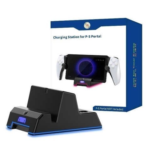 JYS PS5 PS Portal PSP主機充電座 充電架 磁吸式 RGB燈 JYS-P5202 新品現貨