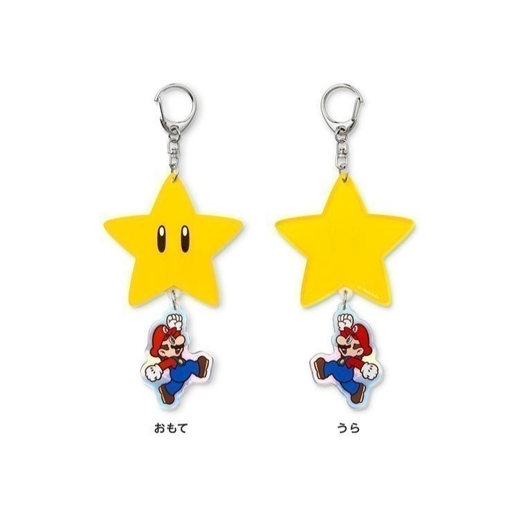 《代理版》任天堂 原廠 超級瑪利歐 / 星之卡比 裝飾吊飾 含貼紙 新品現貨-細節圖2