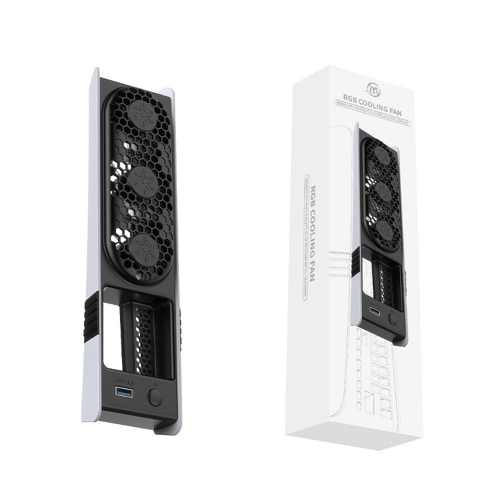 JYS PS5 SLIM/PRO主機 散熱風扇 自動溫控 RGB氛圍燈 新品現貨-規格圖6