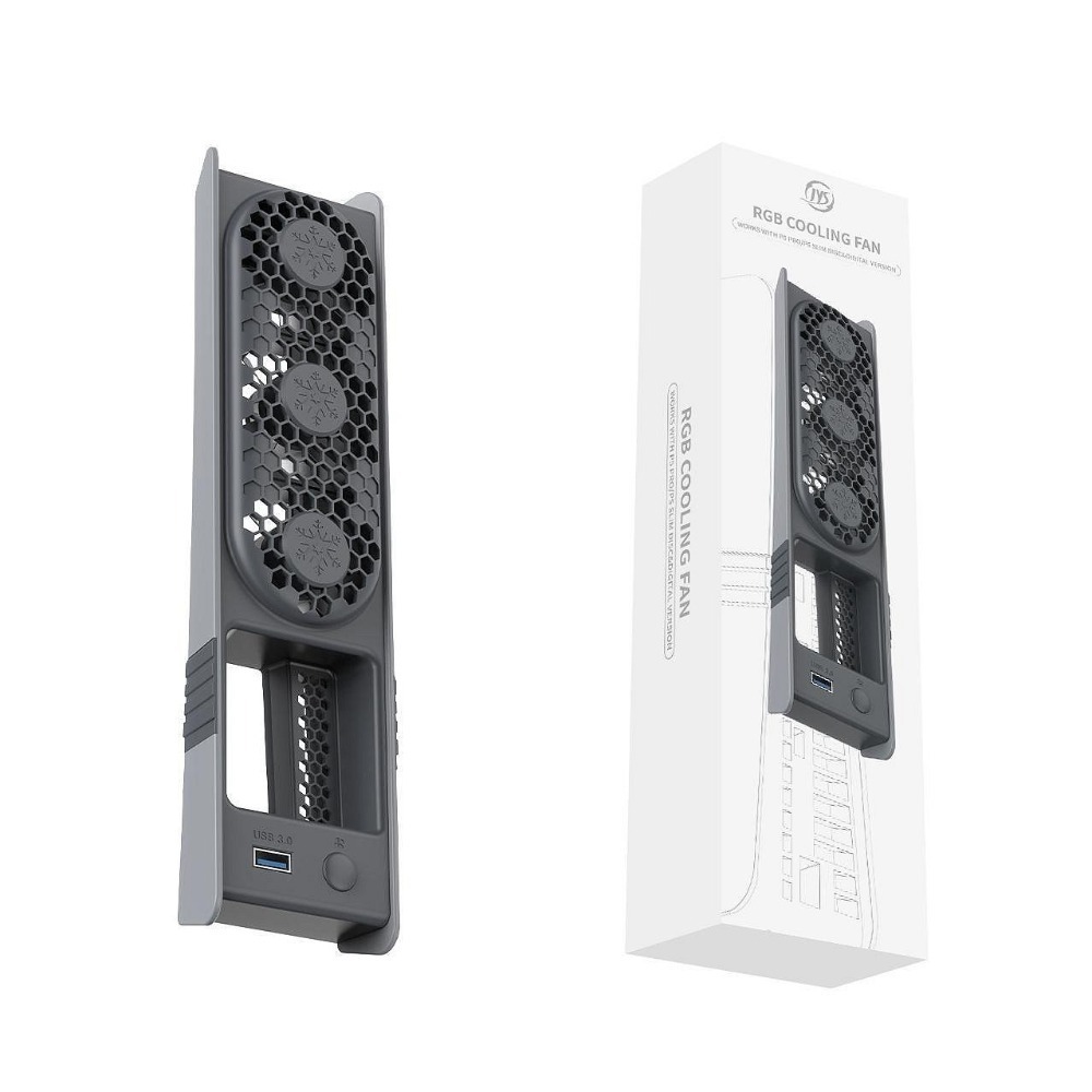 JYS PS5 SLIM/PRO主機 散熱風扇 自動溫控 RGB氛圍燈 新品現貨-規格圖6