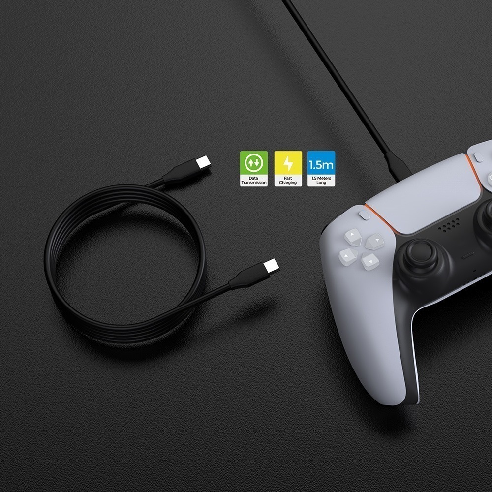 DOBE PS5 TYPE-C USB-C to C 充電傳輸線 60W快充 線長1.5米 TP5-35102 新品現貨-細節圖2