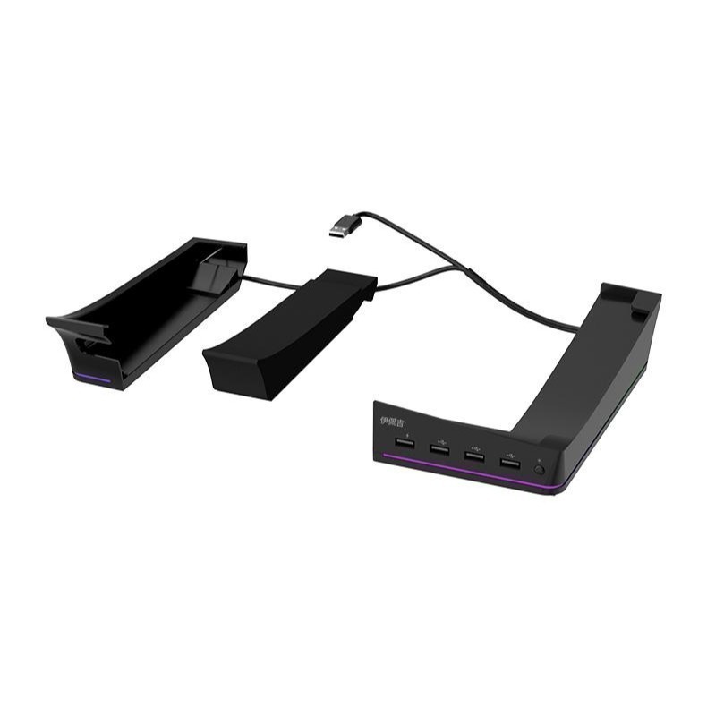 IPEGA PS5 SLIM&PRO/光碟版&數位版通用 主機橫躺放置支架 橫放架 USB HUB 新品現貨-規格圖1