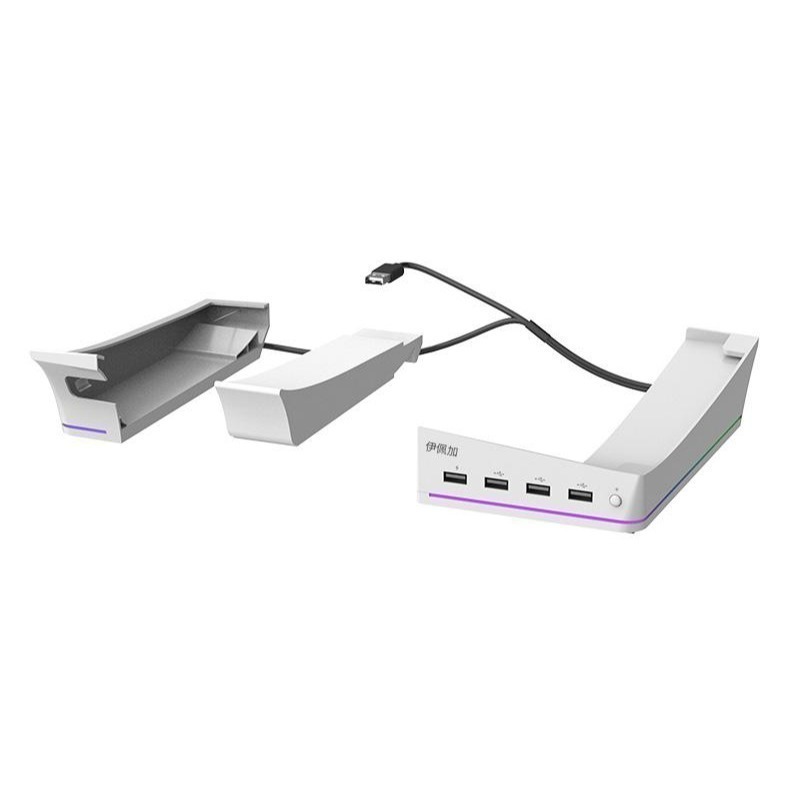 IPEGA PS5 SLIM&PRO/光碟版&數位版通用 主機橫躺放置支架 橫放架 USB HUB 新品現貨-規格圖2