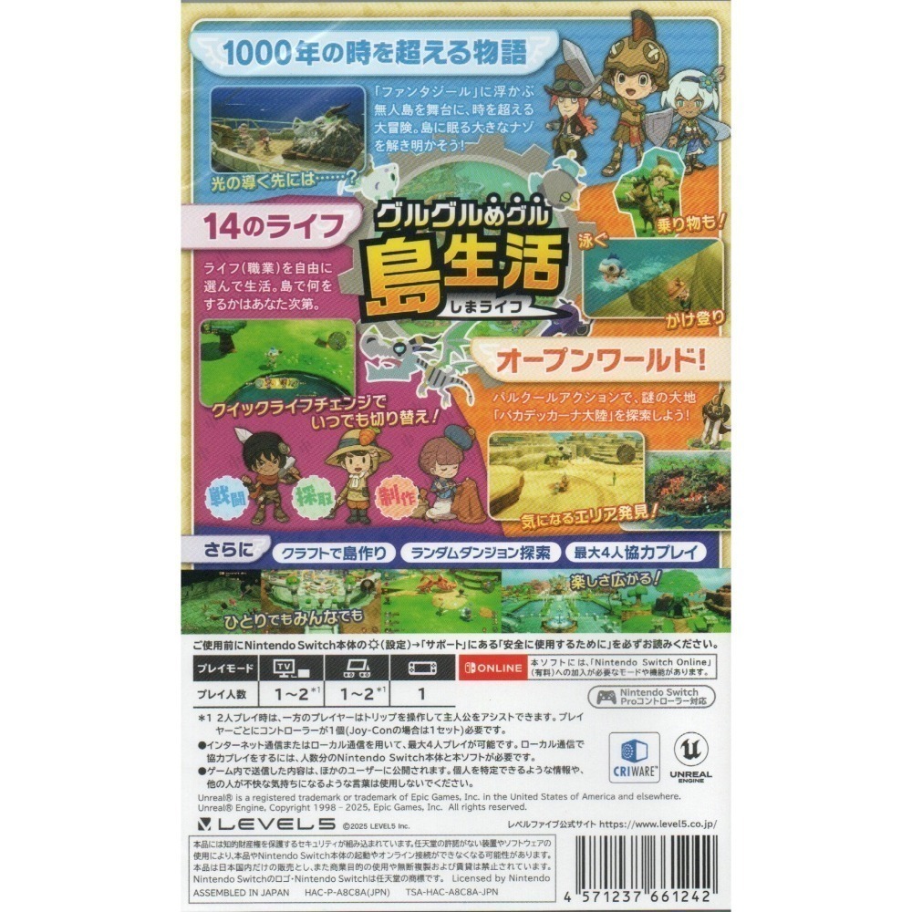 NS 奇幻生活 i：轉圈圈的龍和偷取時間的少女 一般版 繁中版 日版 新品現貨-細節圖2