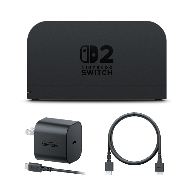 《台灣公司貨》NS2 SWITCH 2 原廠 底座組合 主機底座組 底座+變壓器+HDMI 保固一年 新品現貨-細節圖2