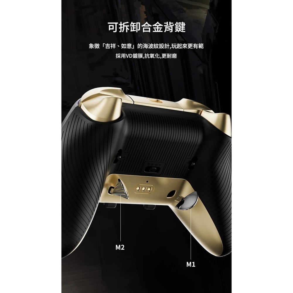 AOLION 澳加獅 PC/NS/手機 雙霍爾 無線手把控制器  自動連發 巨集編程 AL-K20 新品現貨-細節圖4