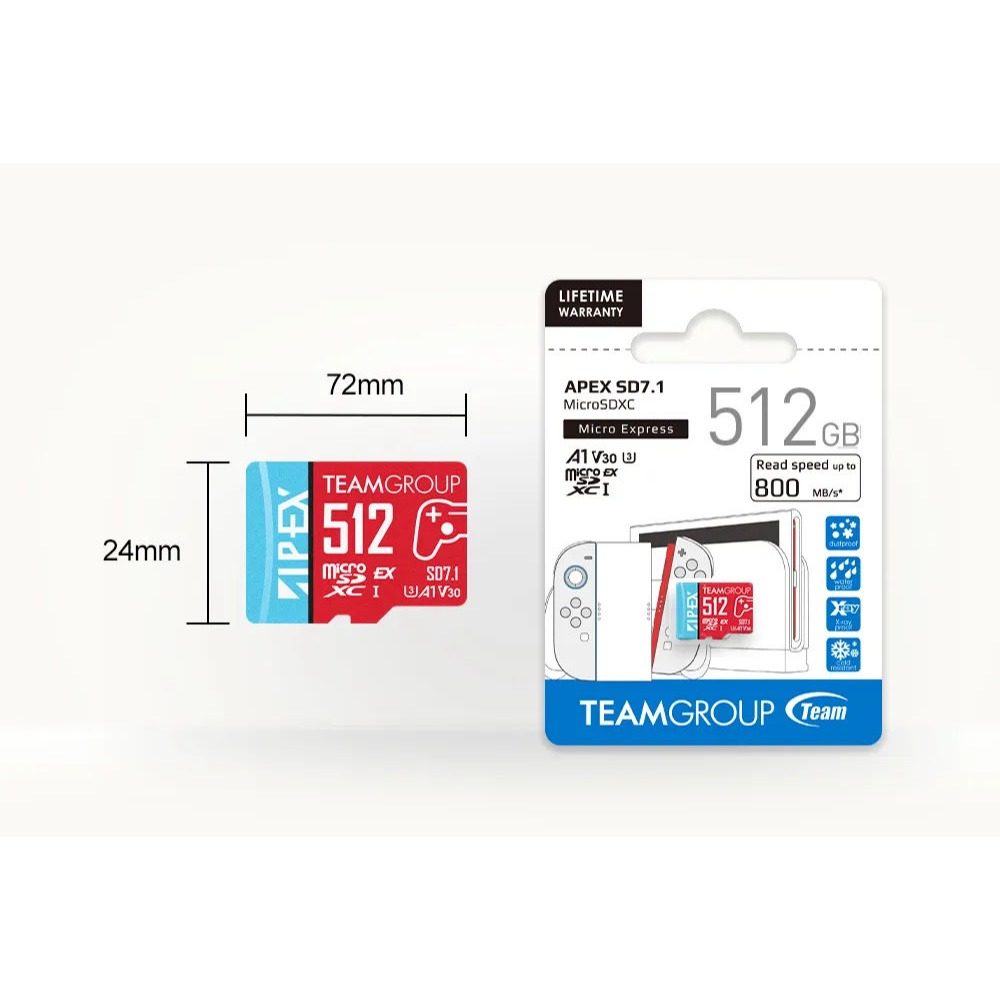 TEAMGROUP microSD Express 記憶卡 512GB NS2適用 終生保固 新品現貨-細節圖7