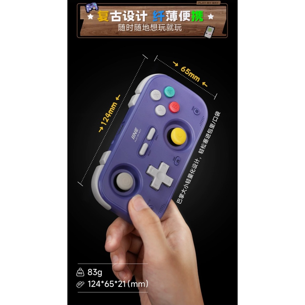 良值 NS2/NS/PC 口袋手把PRO 迷你控制器 霍爾搖桿 六軸體感 L1031/L1194 新品現貨-細節圖3
