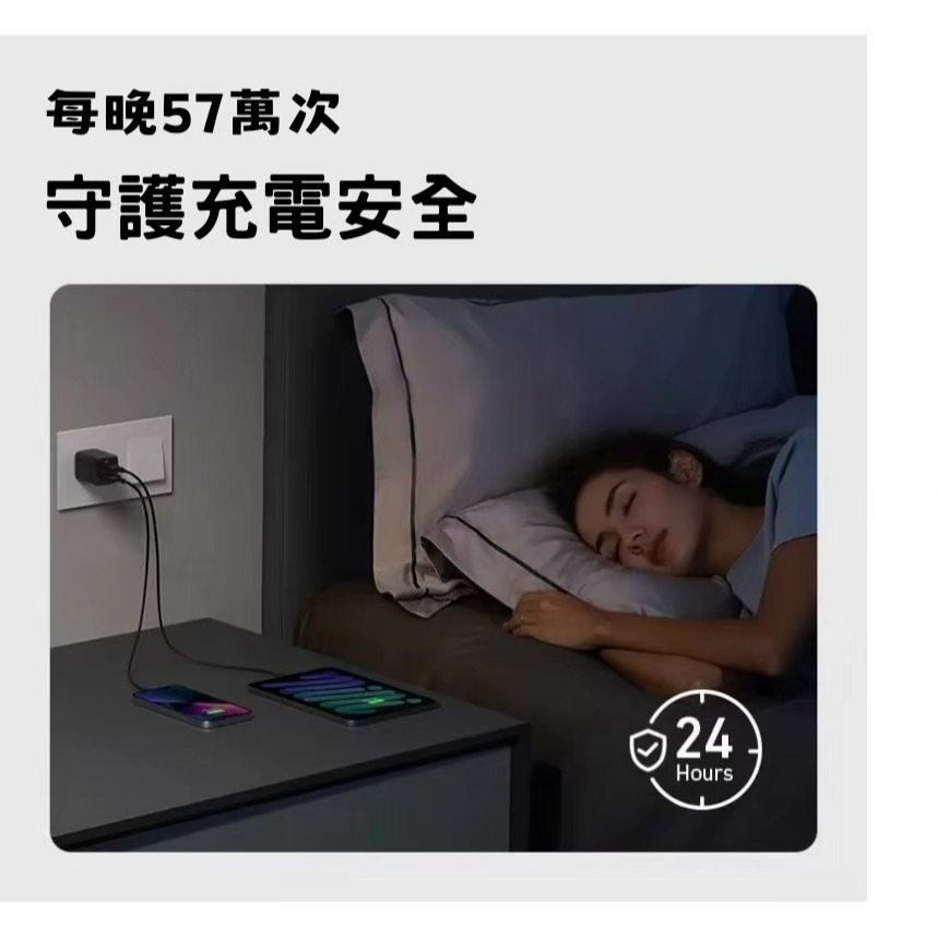 ★最新ANKER A2331 33W到貨★ 快充充電器1C1A PD QC快充  iPhone充電器黑色 白色-細節圖4