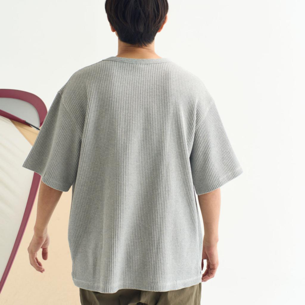 【明天是週末】代購 NANGA 華夫格短袖T恤 ECO HYBRID WAFFLE LOOSE FIT TEE-細節圖2