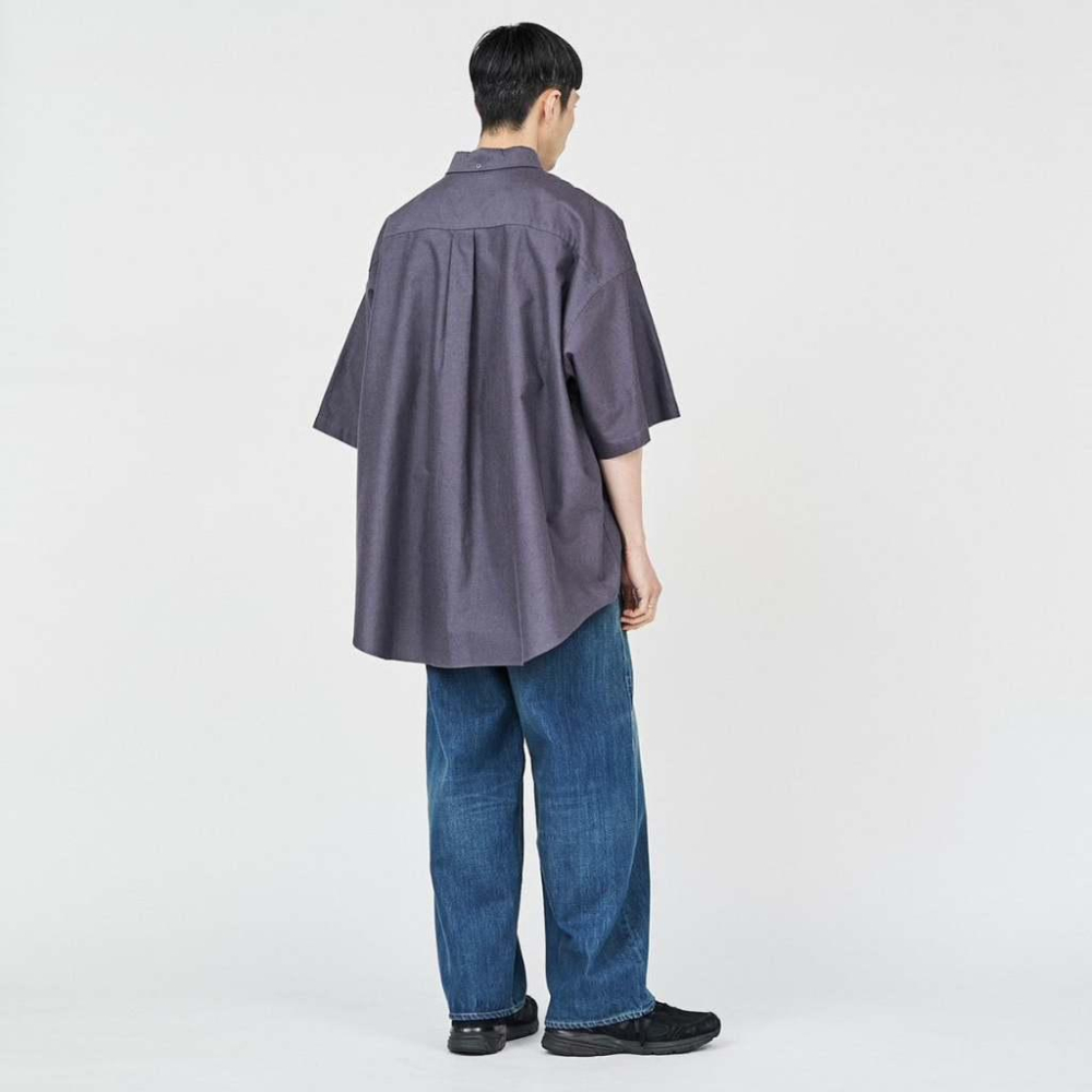 【明天是週末】現貨 Graphpaper Selvage Denim Two Tuck Pants-Dark Fade-細節圖4